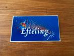 Efteling parkeersticker, Ophalen of Verzenden, Zo goed als nieuw, Overige typen