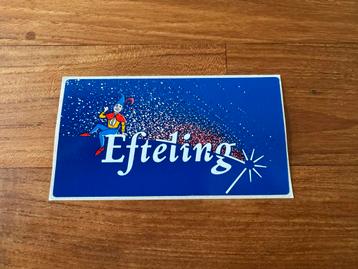 Efteling parkeersticker beschikbaar voor biedingen