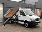 Mercedes-Benz Sprinter 514 CDI 3-zijden Kipper Euro 6 Hiab 0, Auto's, Bestelauto's, Stof, Gebruikt, Wit, Onderhoudsboekje