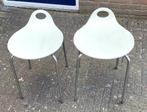 2x Leuk Vintage Krukje ( retro design modern mid century ), Ophalen of Verzenden, Gebruikt, IJzer