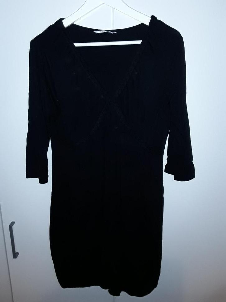 Miss Etam Zwart Tuniekje Jurkje Maat XL, Kleding | Dames, Jurken, Zo goed als nieuw, Maat 46/48 (XL) of groter, Zwart, Boven de knie