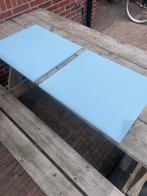 2 Bruynzeel Piet Zwart keuken planken 56.7 x 50 cm., Gebruikt, Blauw, Minder dan 100 cm, 25 tot 50 cm