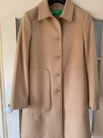 Benetton winterjas, mantel, wol, beige. Mt. 38., Ophalen of Verzenden, Zo goed als nieuw, Maat 38/40 (M), Beige