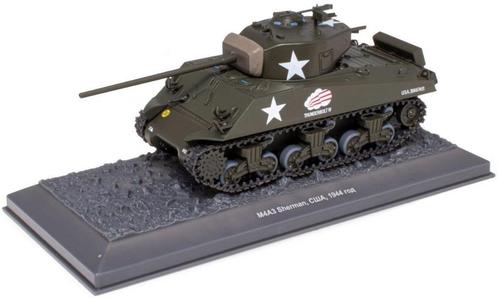 M4A3 Sherman Tank Thunderbolt IV US Army Ardennen 1944, Hobby en Vrije tijd, Modelbouw | Auto's en Voertuigen, Nieuw, Tank, 1:32 tot 1:50