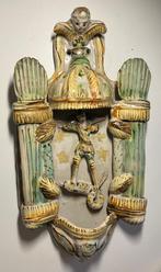 Frans groot wijwatervat. Majolica. 18e eeuw, Antiek en Kunst, Ophalen of Verzenden