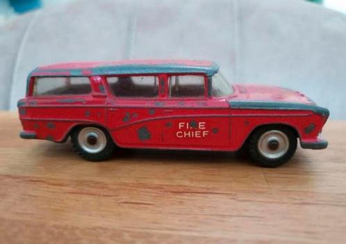 Nash Rambler Canadian Fire Chief van Dinky Toysnr. 257, Hobby en Vrije tijd, Modelauto's | 1:43, Gebruikt, Auto, Dinky Toys, Ophalen of Verzenden