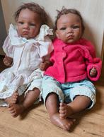 Tweeling poppen, donkere bruine poppen, Verzamelen, Poppen, Ophalen of Verzenden, Zo goed als nieuw, Pop