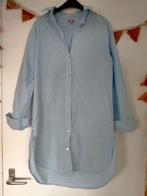 Wit blauw gestreepte lange blouse S Juna Lane, Juna lane, Blauw, Ophalen of Verzenden, Zo goed als nieuw
