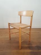 Vintage Deense J39 stoelen van Børge Mogensen voor FDB Møble, Huis en Inrichting, Stoelen, Ophalen, Gebruikt, Bruin, Nvt