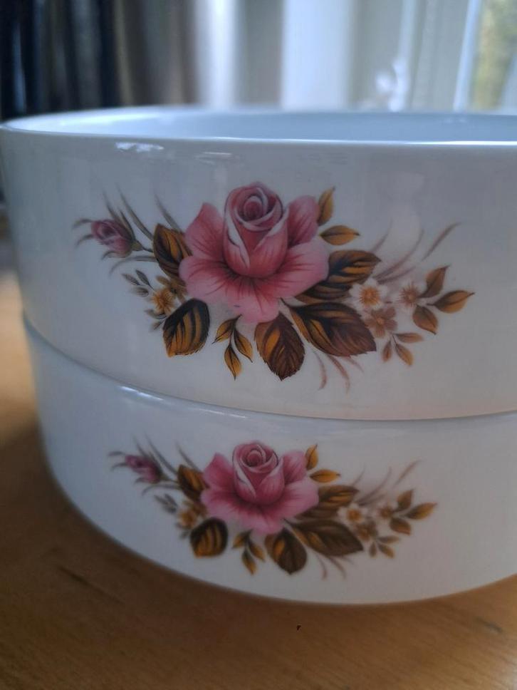 Royal Schwabap Porseleinen Dekschalen - Puntgaaf!, Huis en Inrichting, Keuken | Servies, Zo goed als nieuw, Schaal of Schalen