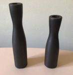 Vintage Ikea 2 gietijzeren kandelaars, Erika Pekkari, Huis en Inrichting, Gebruikt, Bruin, Ophalen of Verzenden, Metaal