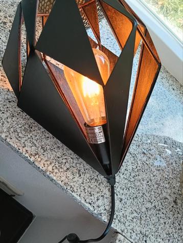 3 nette tafellampen Eglo, donkerbruin, incl. lamp. beschikbaar voor biedingen