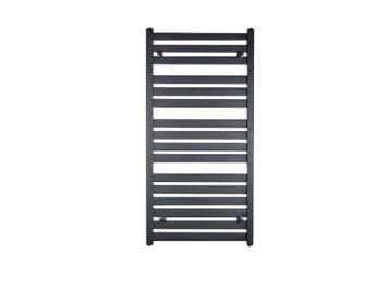 Design handdoekradiator 120x60 cm – Vlak paneel – Mat zwart beschikbaar voor biedingen