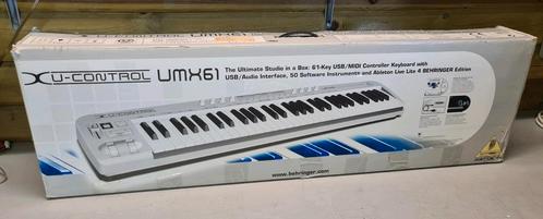 Behringer u-control umx61 keyboard, Muziek en Instrumenten, Keyboards, Gebruikt, 61 toetsen, Overige merken, Aanslaggevoelig, Ophalen of Verzenden