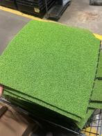 Kunstgras(tegels) 50x50cm, Tuin en Terras, Ophalen, Gebruikt, Rubber, 10 m² of meer