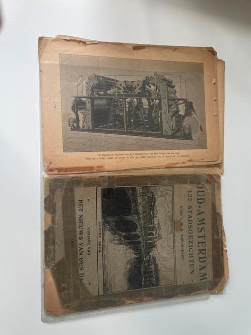 Oud-Amsterdam 100 stadsgezichten - L.W.R. Wenckebach, Antiek en Kunst, Antiek | Boeken en Bijbels, Verzenden