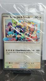 Pokemon sealed Terapagos & Friends promo oversized, Ophalen of Verzenden, Zo goed als nieuw, Losse kaart