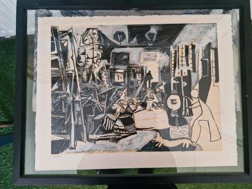 Picasso,Las Meninas,druk 415/500 ingelijst, Antiek en Kunst, Kunst | Litho's en Zeefdrukken, Ophalen
