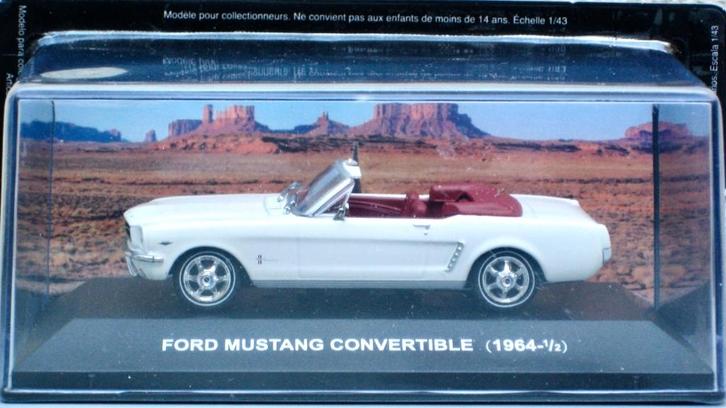Ford Mustang convertible 1964 1/2  Altaya 1:43, Hobby en Vrije tijd, Modelauto's | 1:43, Nieuw, Auto, Overige merken, Ophalen of Verzenden