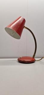 Vintage Bureaulampje rood jaren 70, Ophalen of Verzenden, Zo goed als nieuw, Minder dan 50 cm