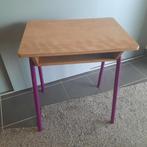 Schooltafeltje, kindertafeltje met opbergvak, Kinderen en Baby's, Kinderkamer | Tafels en Stoelen, Ophalen, Gebruikt, Tafel(s)