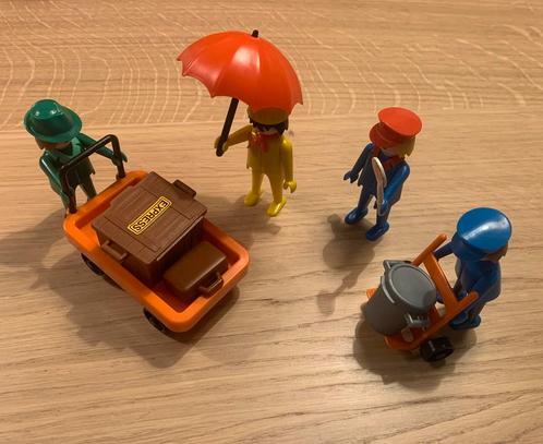 Playmobil 3271 Perronpersoneel + reizigers (1974), Kinderen en Baby's, Speelgoed | Playmobil, Zo goed als nieuw, Complete set