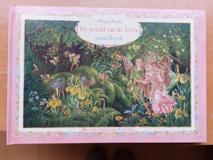 Feeën Puzzelboek met 3 Puzzels van 96 stukjes + vol verhalen, Kinderen en Baby's, Speelgoed | Kinderpuzzels, Zo goed als nieuw