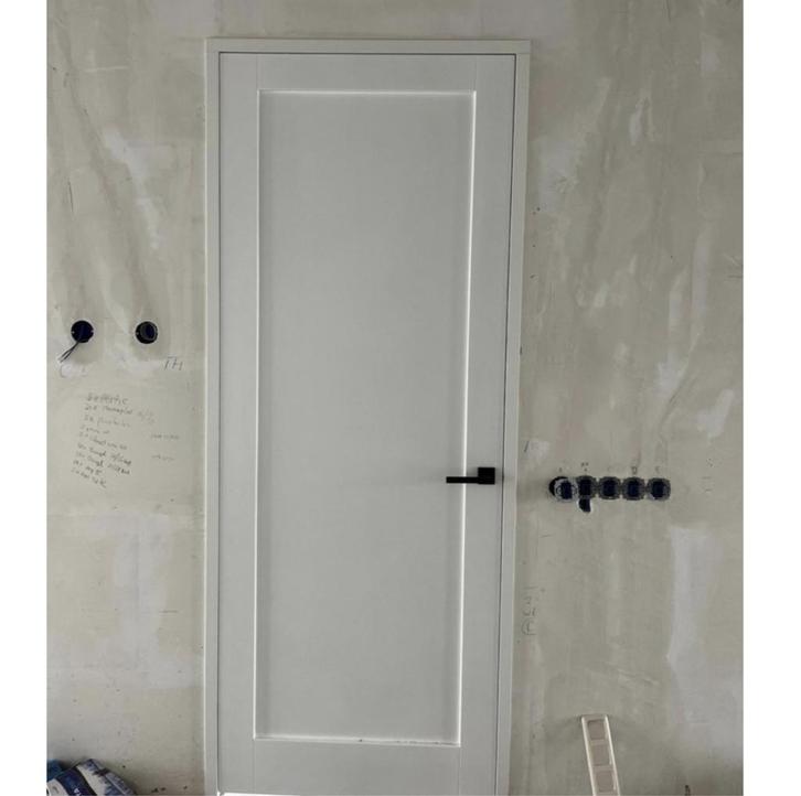 Budget binnendeuren met glas opdek en stomp 83 x 201, Doe-het-zelf en Verbouw, Deuren en Horren, Nieuw, Binnendeur, 200 tot 215 cm