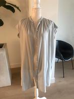 Grijze linnen blouse / tuniek mt 2 42/44, Ophalen of Verzenden, Zo goed als nieuw, Maat 42/44 (L), Grijs