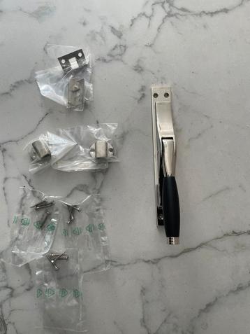 Intersteel pomp-espagnolet Ton 222 - nikkel glans/ebbenhout beschikbaar voor biedingen
