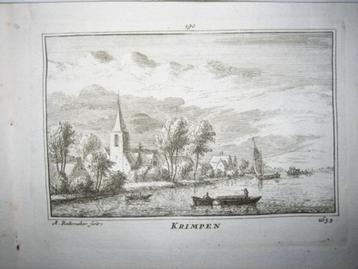 190 / Krimpen Kopergravure 18e eeuw beschikbaar voor biedingen