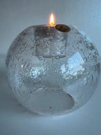 Vintage Royal Leerdam Waxinelichthouder ‘Votive’ Bubbelglas, Ophalen of Verzenden