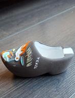 Vintage klein asbak klompje met wad vogel souvenir Texel, Antiek en Kunst, Ophalen of Verzenden