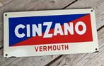 Emaille reclamebord - Cinzano Vermouth, Ophalen of Verzenden, Reclamebord