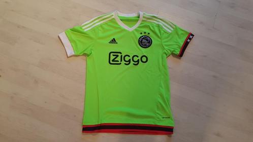 Ajax UIT Shirt! Seizoen 15/16! Mt 176/S!, Kleding | Heren, Sportkleding, Zo goed als nieuw, Voetbal, Maat 46 (S) of kleiner, Blauw