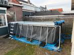 Zeer compleet Intex Ultra XTR Frame zwembad, Gebruikt, 300 cm of meer, Rechthoekig, Ophalen