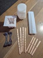 Pakket kaarsen maken. Mallen en lont houders., Ophalen of Verzenden