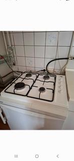 Wit Gasfornuis - Wegens Verhuizing, Gebruikt, 60 cm of meer, Gas, Vrijstaand
