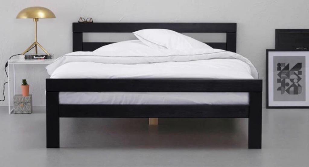 Wehkamp Home bed capri (140x200), Huis en Inrichting, Slaapkamer | Bedden, Ophalen, Zwart, Tweepersoons, 140 cm