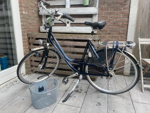 Gazelle Damesfiets met Versnellingen en Fietsmand, Fietsen en Brommers, Fietsen | Dames | Damesfietsen, Gebruikt, Gazelle, Versnellingen