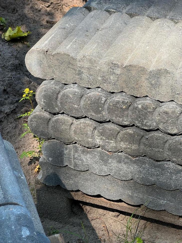 Betonbanden/palissade banden, Tuin en Terras, Tegels en Klinkers, Gebruikt, Overige typen, Beton, Minder dan 5 m², Ophalen