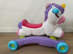 V-TEC Hobbelpaard Looppaard Eenhoorn met Wielen, Kinderen en Baby's, Ophalen of Verzenden, Gebruikt