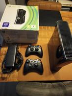 Xbox 360 Slim 250 GB gta 4 en 5 met 2 controllers, Spelcomputers en Games, Spelcomputers | Xbox 360, Met 2 controllers, Ophalen of Verzenden