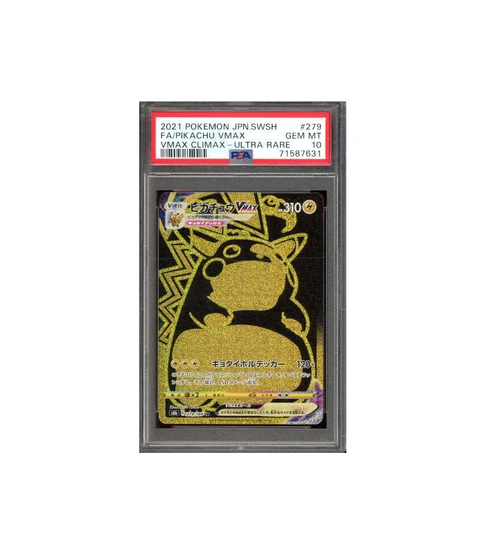 Pokemon Pikachu VMAX Climax s8b UR Full Art #278 PSA 10, Hobby en Vrije tijd, Verzamelkaartspellen | Pokémon, Zo goed als nieuw