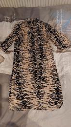 Eksept Jurk met Tijgerprint - Maat M, Beige, Zo goed als nieuw, Knielengte, Eksept