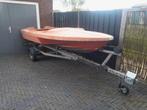 polyester 4 persoons speedboot, Watersport en Boten, Speedboten, Minder dan 70 pk, Geen motor, Polyester, Gebruikt