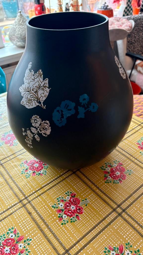 Hella Jongerius vaas IKEA PS 2005 zwart, Huis en Inrichting, Woonaccessoires | Vazen, Zo goed als nieuw, Zwart, Minder dan 50 cm