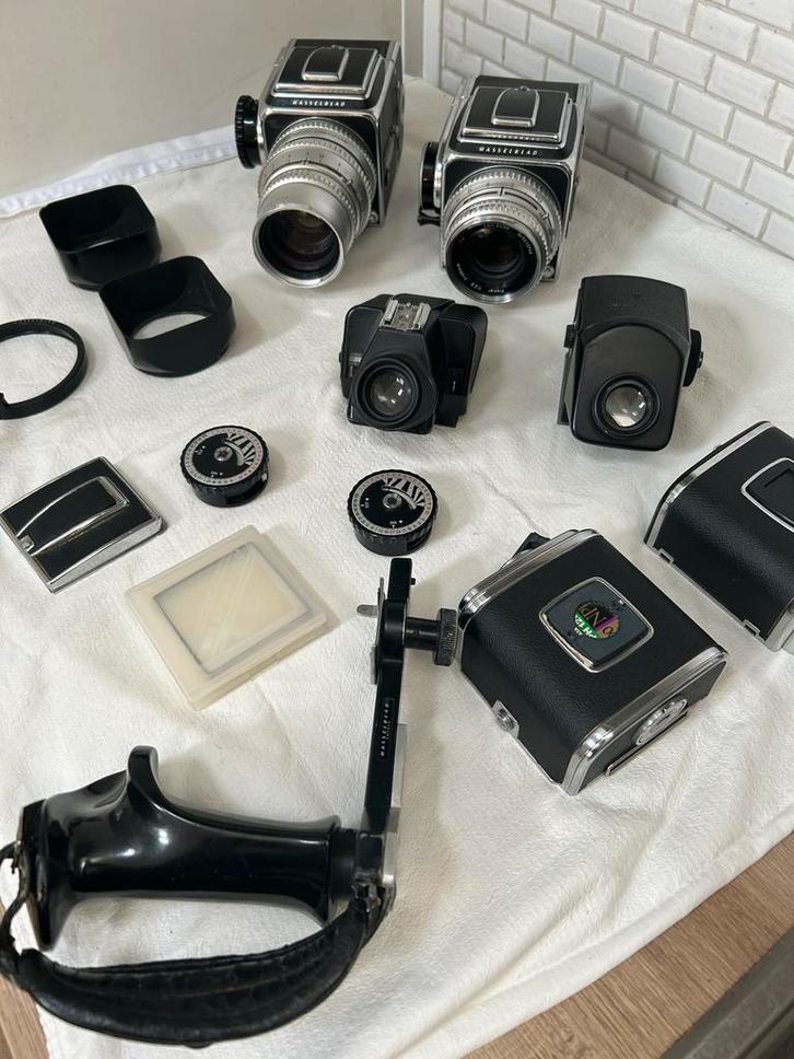 2x Hasselblad C met extra accessoires - Topconditie!, Audio, Tv en Foto, Fotocamera's Analoog, Gebruikt, Spiegelreflex, Overige Merken