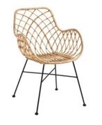 Rotan stoel Kwantum, Huis en Inrichting, Stoelen, Ophalen, Zo goed als nieuw, Bruin, Eén