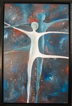 schilderij Dansers 91x61cm, Minder dan 50 cm, Ophalen of Verzenden, Zo goed als nieuw, Schilderij